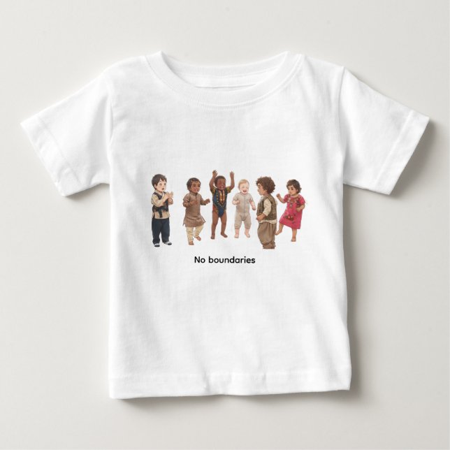 Anpassad T-Shirt, Spädbarn T Shirt (Framsida)