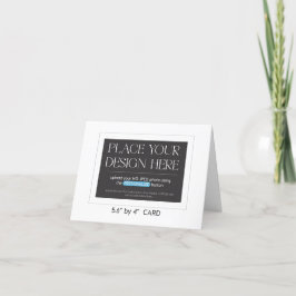 Anpassad tackkort - 5,6 x 4 tum