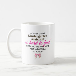 Anpassad tacksamhet för förskoleassistenter kaffemugg