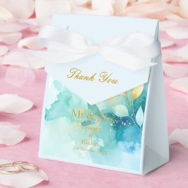 Anpassad Tacksamhet Guld Skript Herr & Fru Frisk M Presentaskar