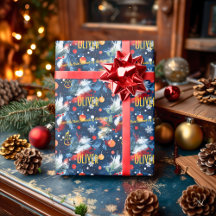 Anpassad tall och utsmyckningar jul