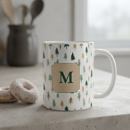 Anpassad Tallmugg Med Initialer | Personlig Monogr Kaffemugg