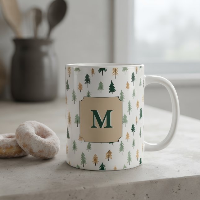 Anpassad Tallmugg Med Initialer | Personlig Monogr Kaffemugg (Skapare uppladdad)