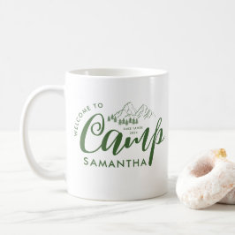 Anpassad tältmöhippa Modern rustic Kaffemugg