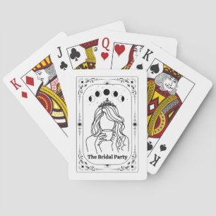 Anpassad Tarot Brud Brudtärna Sjungande möhippa Fe Casinokort