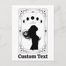 Anpassad Tarot Celestial Astrologi Ödets Magi Vykort