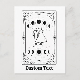 Anpassad Tarot Hallowing Celestiala Månen Zodiakus Helg Vykort