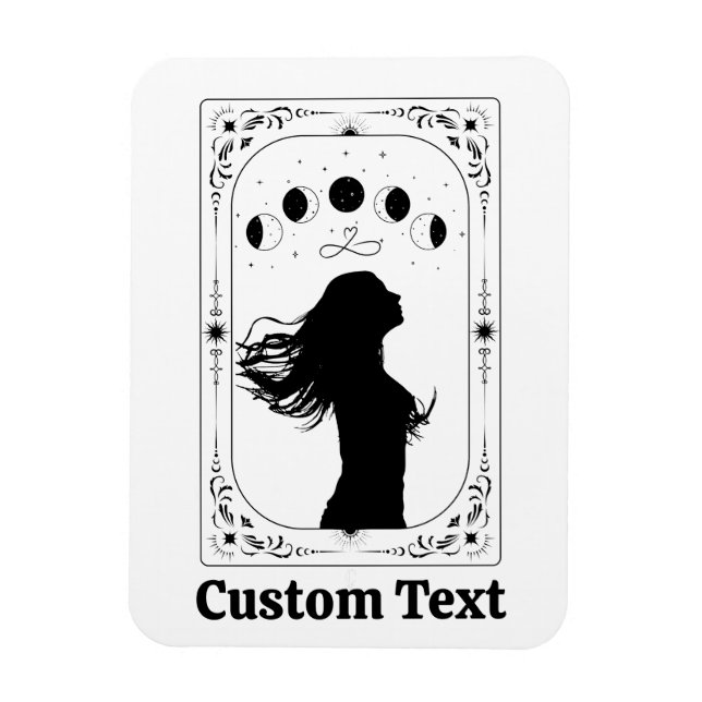 Anpassad Tarot Lägg Till Namn Vän Födelsedagsfest  Magnet (Vertikal)