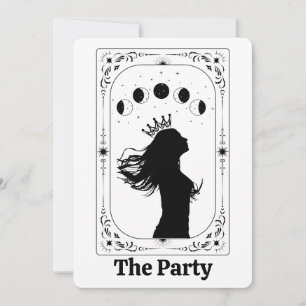Anpassad Tarot Mystisk Celestial Mån Magisk Whimsy Inbjudningar