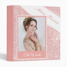 Anpassad tävlingsbok - Rose Gold Glitz