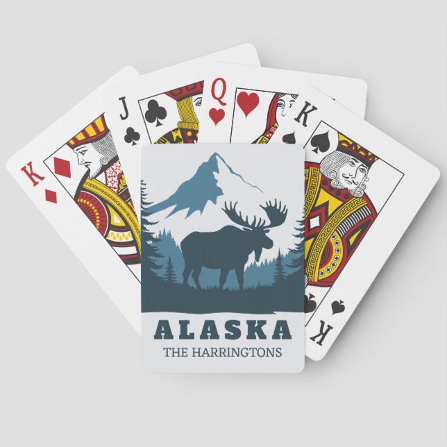 Anpassad text ALASKA Casinokort (Baksidan)