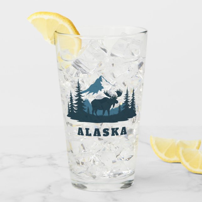 Anpassad text ALASKA Glaskopp (Framsida Ice)