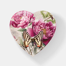 Anpassad text Botanisk grunge kraftpapper rosa