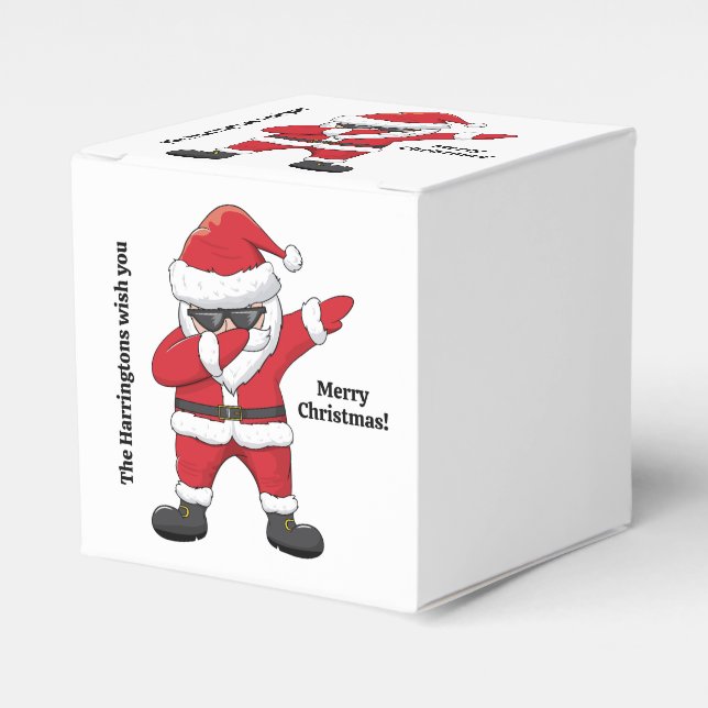 Anpassad text Dabba Dansande Tomte Presentaskar (Framsidan Sidan)