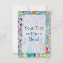 Anpassad text eller foto Abstrakt konst