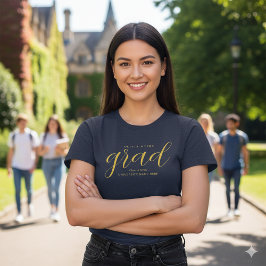 Anpassad text examens-T-shirt – Modern tri-blend s T Shirt