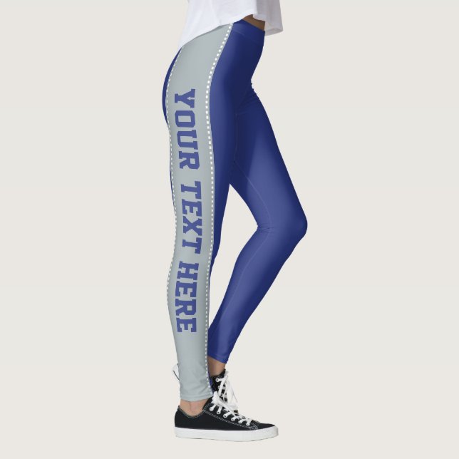 Anpassad text & färg leggins leggings (Höger)