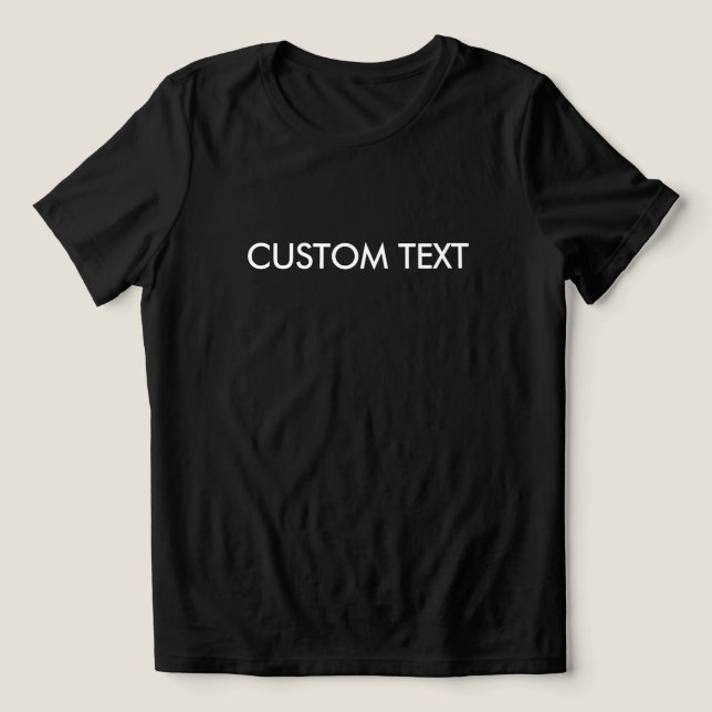 Anpassad text för kvinnor Anpassat namnpresent til T Shirt (Design Framsida)