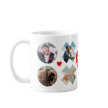 Anpassad text för modernt xoxo Photo kärlek-hjärta