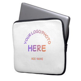 Anpassad text för skolans logotyp för laptopsleeve laptop fodral