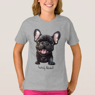 Anpassad text 🐶Fransk valp T Shirt