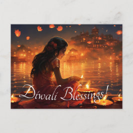 Anpassad text 🤩 Glad Diwali Vykort