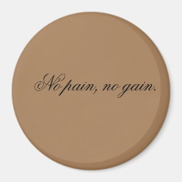 Anpassad text | gym motivation | Och Ljusbrun, Magnet