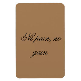Anpassad text | gym motivation | Och Ljusbrun, Magnet