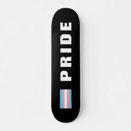 Anpassad text HBTQ-regnbåge Trangender Pride Flagg Mini Skateboard Bräda 18,5 Cm