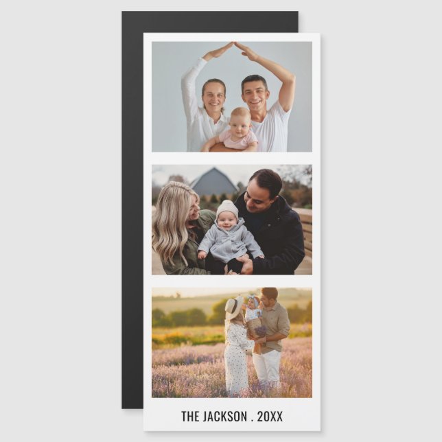Anpassad text Högtider Familjefoto Personlig (Fram/baksida)