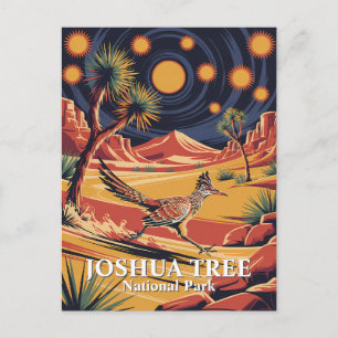 Anpassad text Joshua Tree Wildlife Roadrunner Dese Vykort