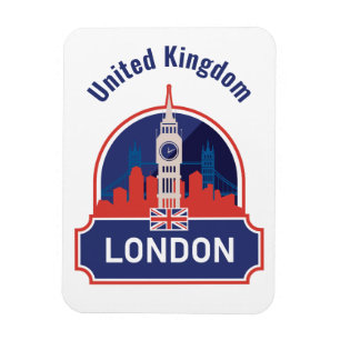 Anpassad text London Magnet
