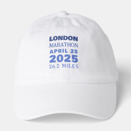 Anpassad text Maraton Blå Färg Keps