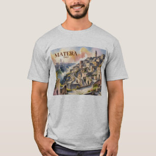 Anpassad text Matera Italien Resa Sassi di Matera T Shirt