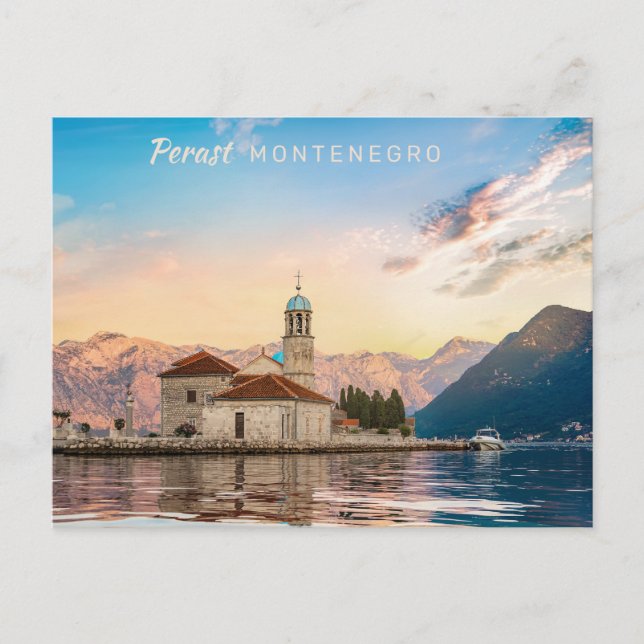 Anpassad text Montenegro Vykort (Framsida)