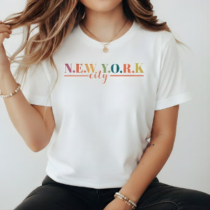 Anpassad text New York City T Shirt
