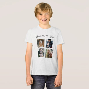Anpassad text och bild x4 t shirt