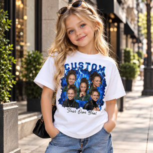 Anpassad text och foto bootleg t shirt