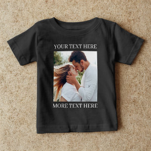 Anpassad text och foto t shirt