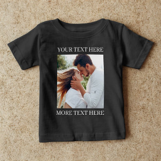 Anpassad text och foto t shirt