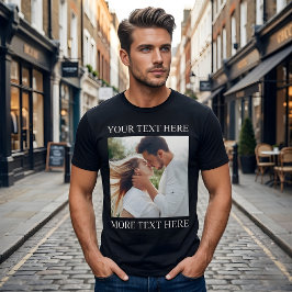 Anpassad text och foto t shirt