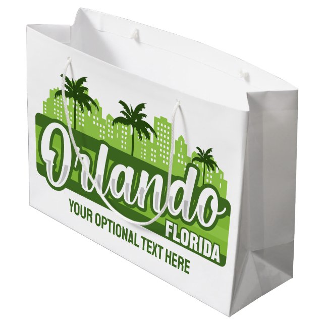 Anpassad text Orlando Florida (Baksidan Vinklad)