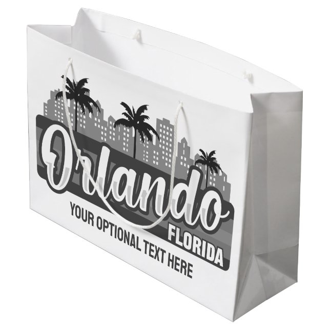 Anpassad text Orlando Florida (Baksidan Vinklad)