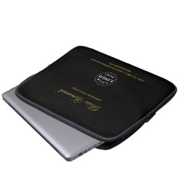 Anpassad text professionell laptopsleeve snygg arb laptop fodral