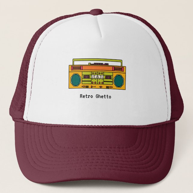 Anpassad text retro radio keps (Framsida)