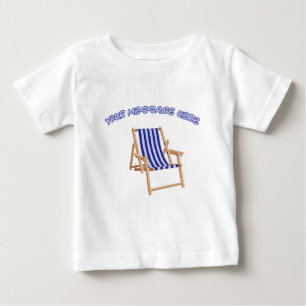 Anpassad text till vintage trädgårdsstol, sommar g t shirt