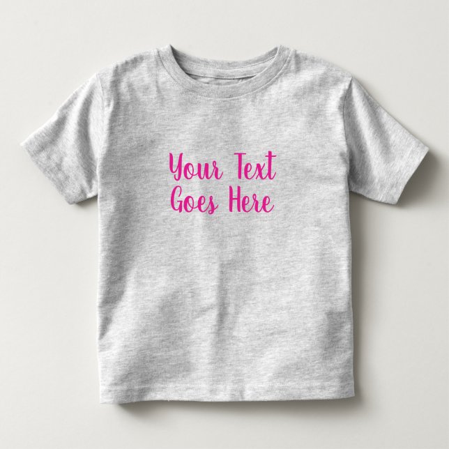 Anpassad Text Uppladdning Foto Grå Skapa Din Egen  T Shirt (Framsida)