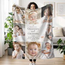 Anpassad Text Vi älskar dig Mormor & Morfar 8-Foto