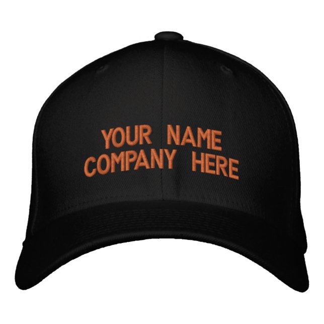 Anpassad textnamn Brodyr baseballkeps exempel Broderad Keps (Framsida)