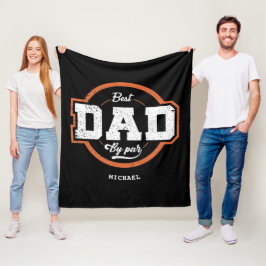 Anpassad textpresent till pappa fleecefilt
